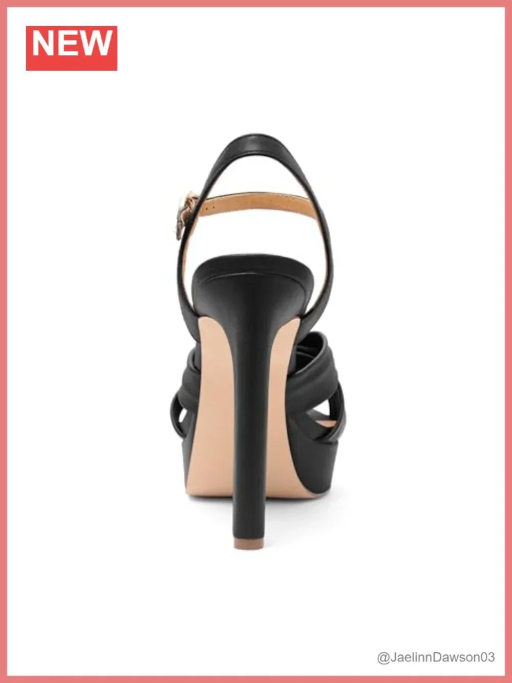 Women's Platform Heeled Sandals Open Toe Ankle Strap Slip On Block Heels Party